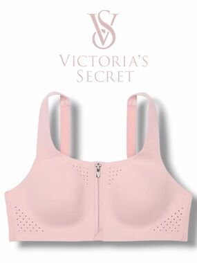 Victoria's Secret VSX Featherweight Max Front-Zip Sports Bra in the Size 38D